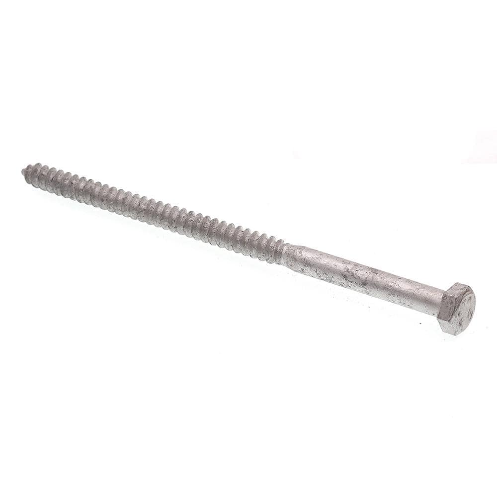 5/16 in. x 6 in. A307 Grade A Hot Dip Galvanized Steel Hex Lag Screws (15-Pack) price history on PriceWatchPro