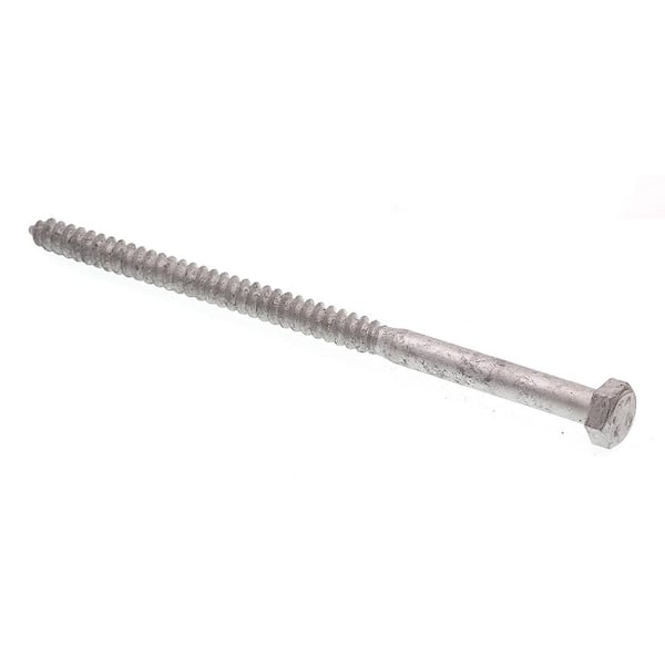 5/16 in. x 6 in. A307 Grade A Hot Dip Galvanized Steel Hex Lag Screws (15-Pack)