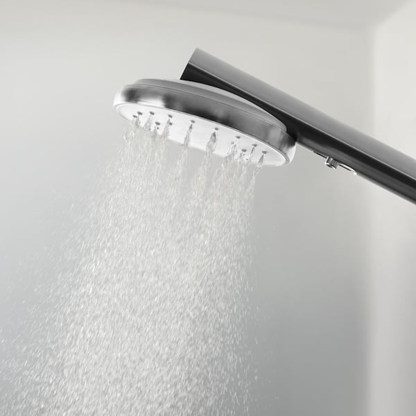 Handheld High-Pressure Shower Head 10-Spray Wall Mount Handheld Shower Head  1.8 GPM in ‎Premium Chrome B09YN8Z2YD - The Home Depot