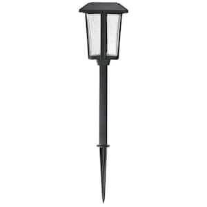 Callaway Black Integrated LED Weather Resistant Outdoor Solar Path Light (4-Pack)