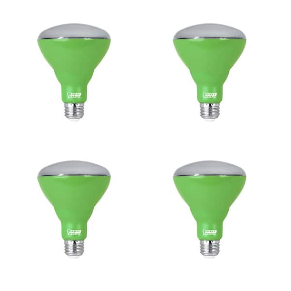 Feit Electric 9-Watt BR30 Medium E26 Non-Dimmable Indoor and Greenhouse Full Spectrum Plant Grow LED Light Bulb (4-Pack)