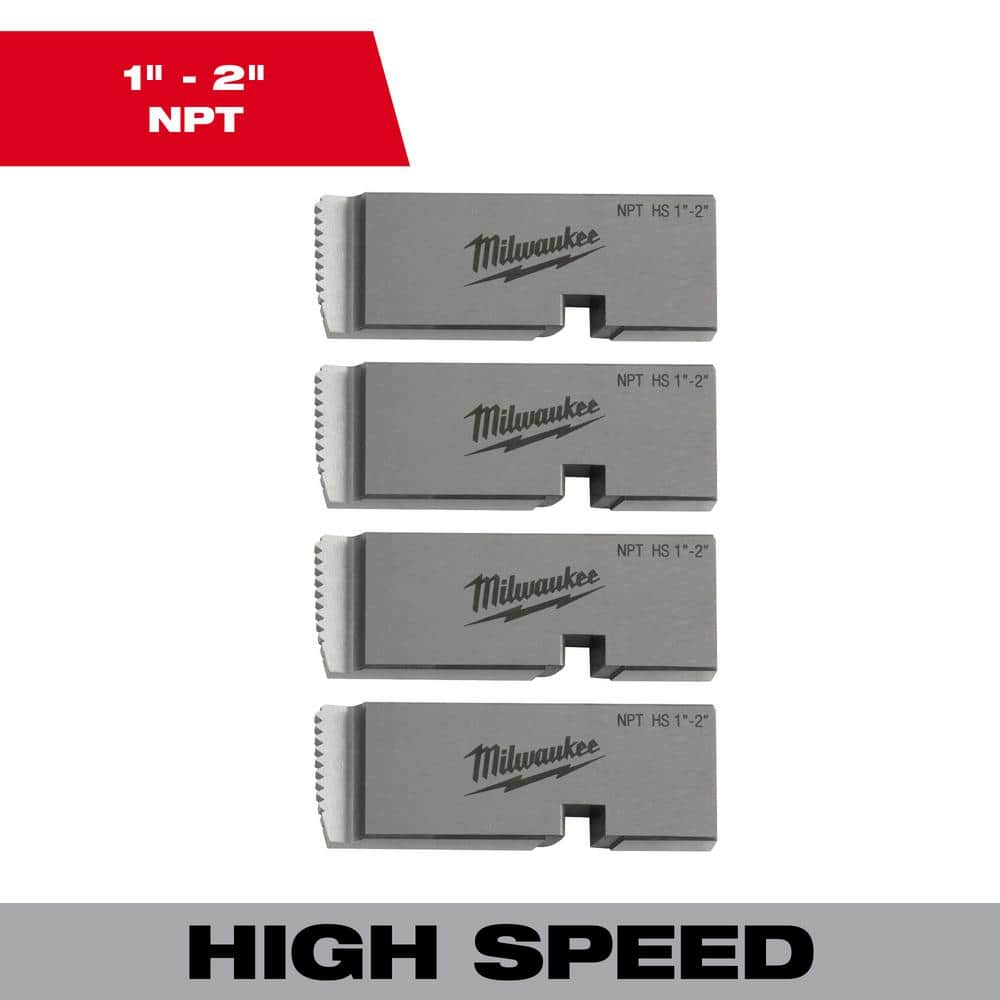 Milwaukee 1 in. to 2 in. High Speed NPT Universal Pipe Threading Dies