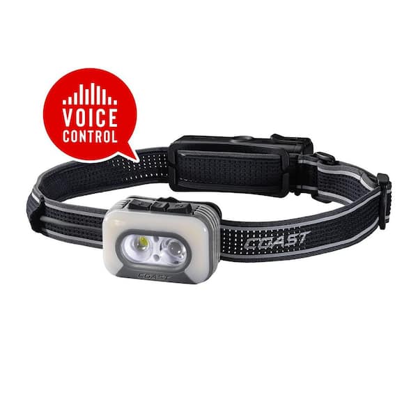 Coast RL35R 1100 Lumens Voice Activated Rechargeable Headlamp Flashlight