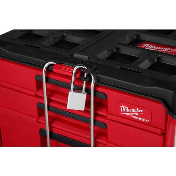 Milwaukee - PACKOUT 22 in. Modular 3-Drawer Multi Drawer Tool Box with Metal Reinforced Corners and 50 lbs. Capacity