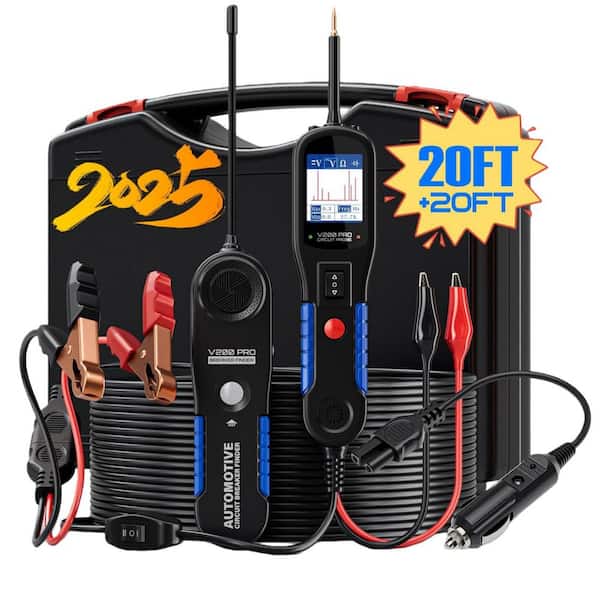 Automotive Power Circuit Probe Tester Kit Electrical Open Short Circuit Finder Wire Tracer AC/DC Relay Fuse Test