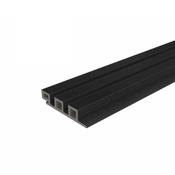 European Siding System 4.8 in. x 96 in. Composite Norwegian Board Siding in Indian Ebony