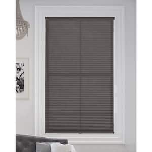 Anthracite Cordless Light Filtering Fabric Cellular Shade 9/16 in. Single Cell 68.5 in. W x 72 in. L