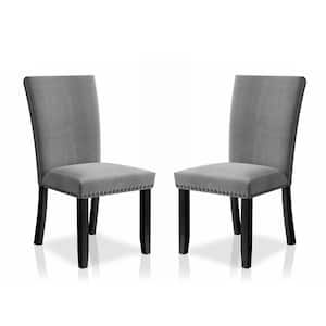 Southwind Black and Light Gray Side Chairs (Set of 2)
