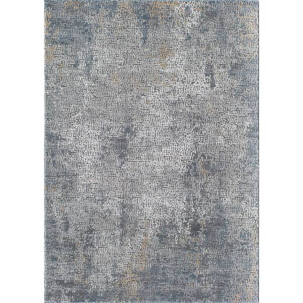 Rugs America Milford Cracked Pepper White 2 ft. X 8 ft. Area Rug