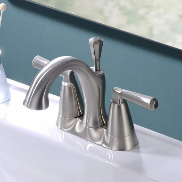 Ultra Faucets Z 4 in. Centerset 2-Handle Bathroom Faucet with