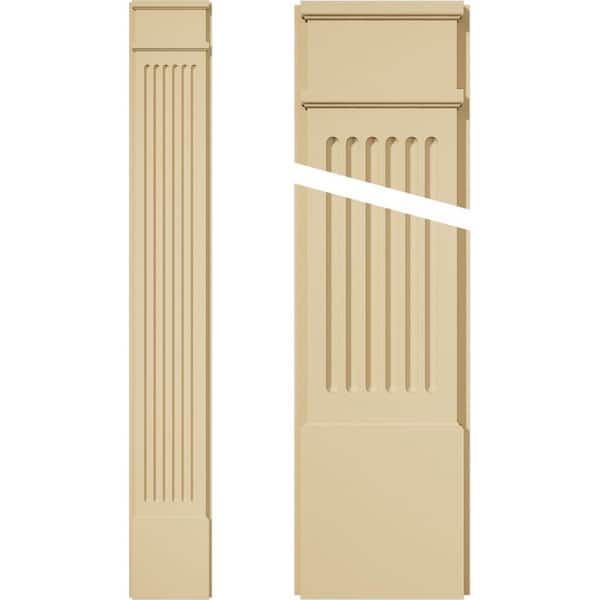 Ekena Millwork 2 in. D x 10 in. W x 72 in. L Primed Polyurethane Pilaster 1- Pack