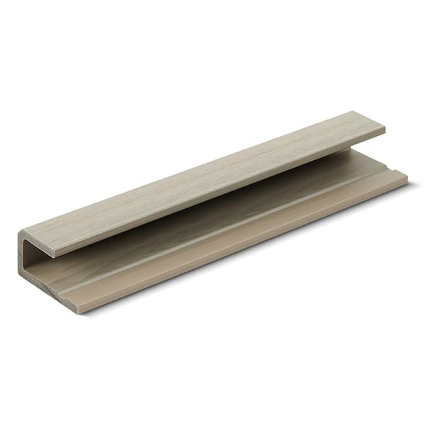 Unbranded 2.7 in. x 1.5 in. x 12 ft. Opal Soar Inner Corner (Horizontal) Composite Siding Board