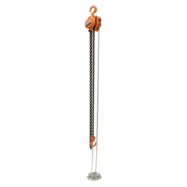 Vestil 3,000 lbs. Capacity 15 ft. Professional Chain Hoist