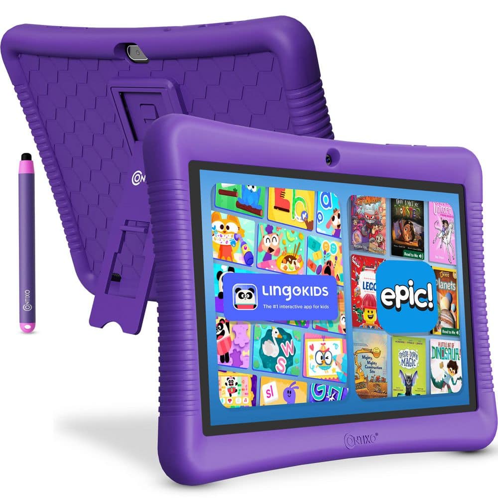 K102 Kids Tablet 32GB, 10 in. WiFi Learning Device with Parental Controls, Epic and LingoKids, Purple price history on PriceWatchPro