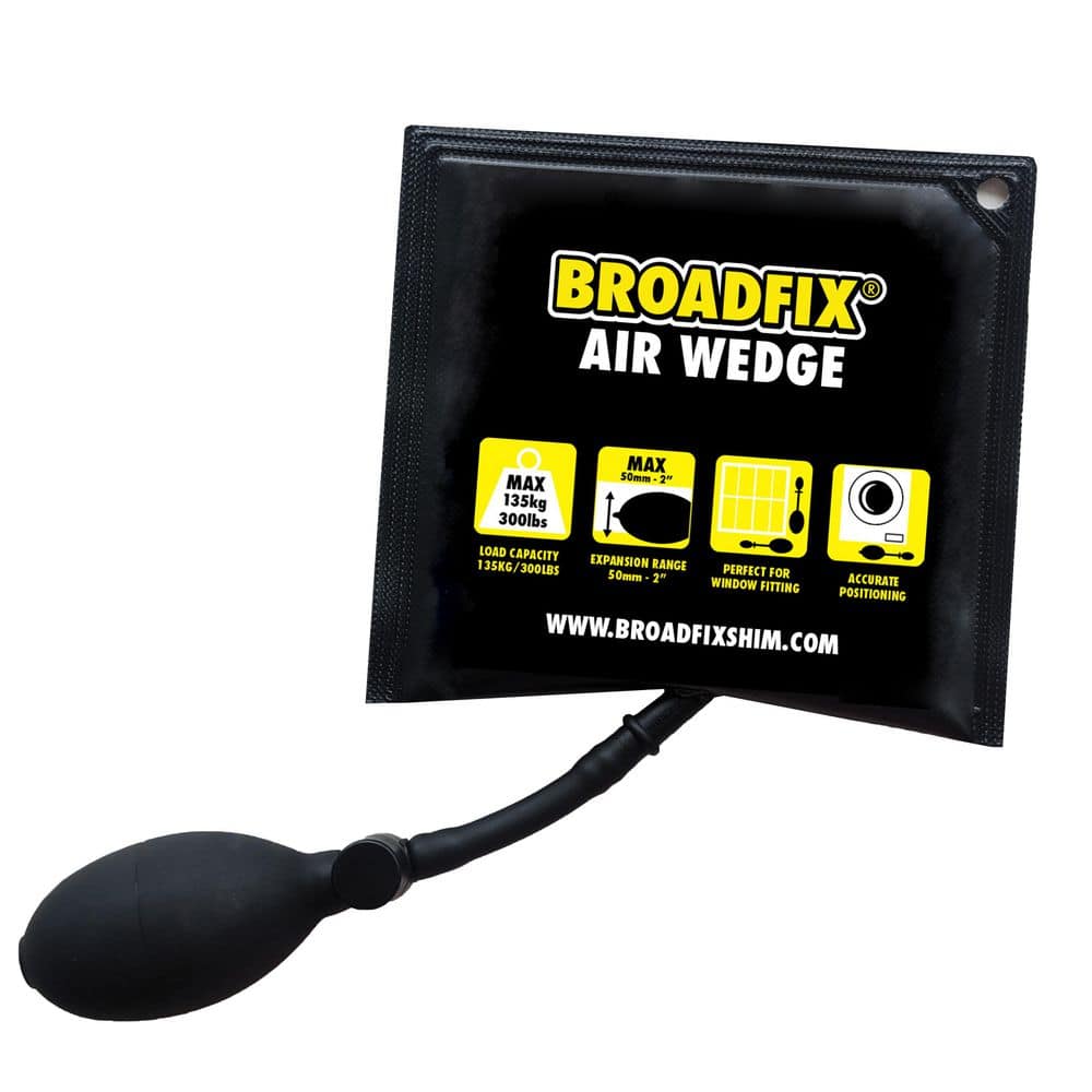 6.29 in. L Black Air Wedge Shim