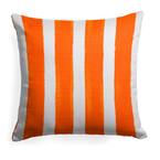 Caravan Orange Square Outdoor Throw Pillow