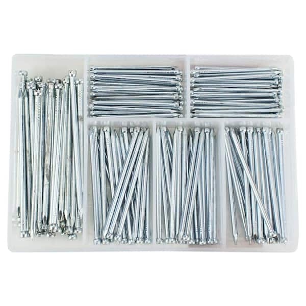 Zinc-Plated Nail Assortment (174-Pack)