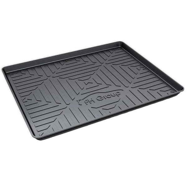FH Group Climaproof Black Multi Purpose Non Slip 1 Piece 32 in. x 24 in.  Rubber Car Cargo Tray DMF16407BLK-32 - The Home Depot