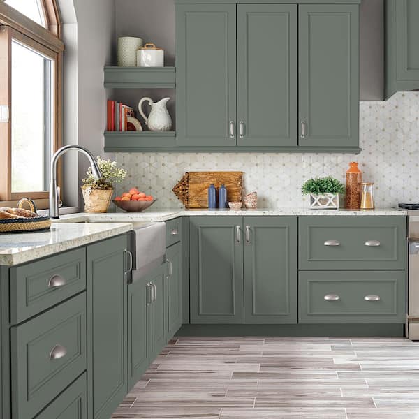 1 qt. #700F-5 Wild Sage Semi-Gloss Enamel Interior/Exterior Cabinet, Door & Trim Paint