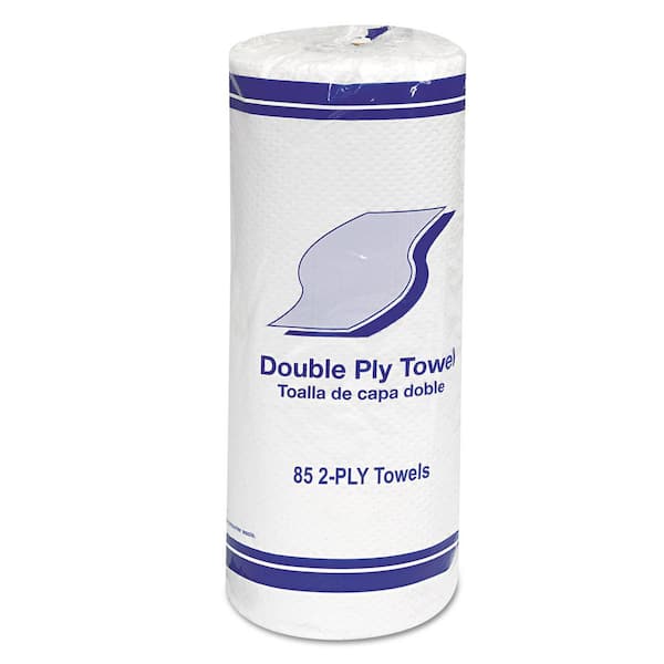 White Paper 2-Ply Kitchen Paper Towel Roll (30-Rolls)