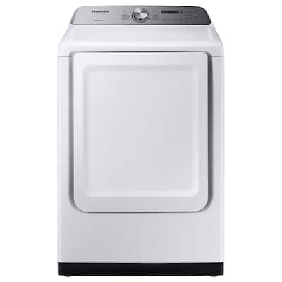 7.4 cu. ft. Vented Electric Dryer with Steam Sanitize+ in White