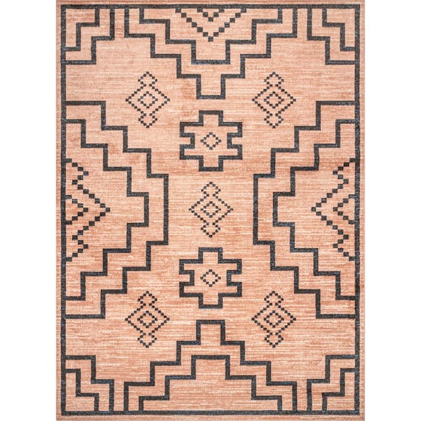 nuLOOM Allie Gray 9 ft. x 12 ft. Tribal Area Rug
