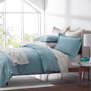 400-Thread Count Supima Cotton Percale Duvet Cover