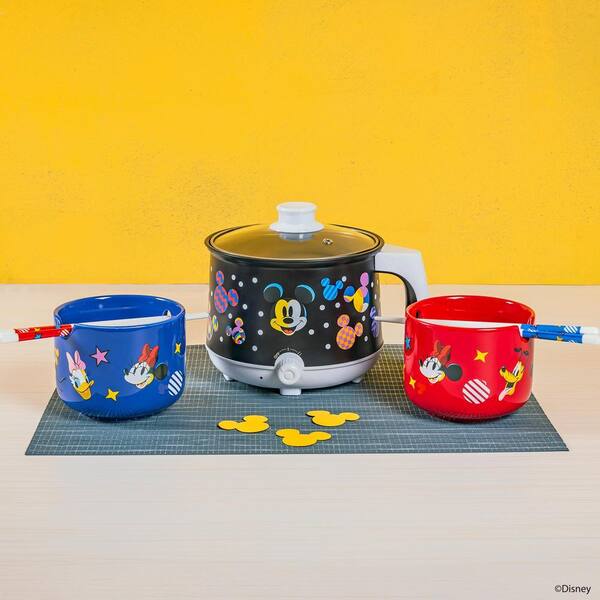 Uncanny Brands Disney Mickey Mouse Multicolor Hot-Pot Rice Cooker
