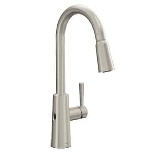 Riley Touchless Single Handle Pull-Down Sprayer Kitchen Faucet in Spot Resist Stainless