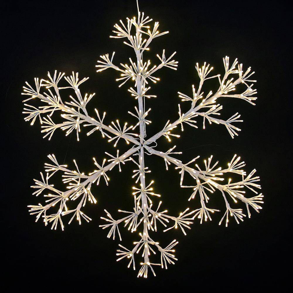 36 in. LED Sparkler Snowflake Classic White, White Frame price history on PriceWatchPro