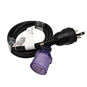 10 ft. 10/3 30 Amp 250-Volt Twist Lock 3-Prong NEMA L6-30 Extension Cord With Lighted End, UL Listed