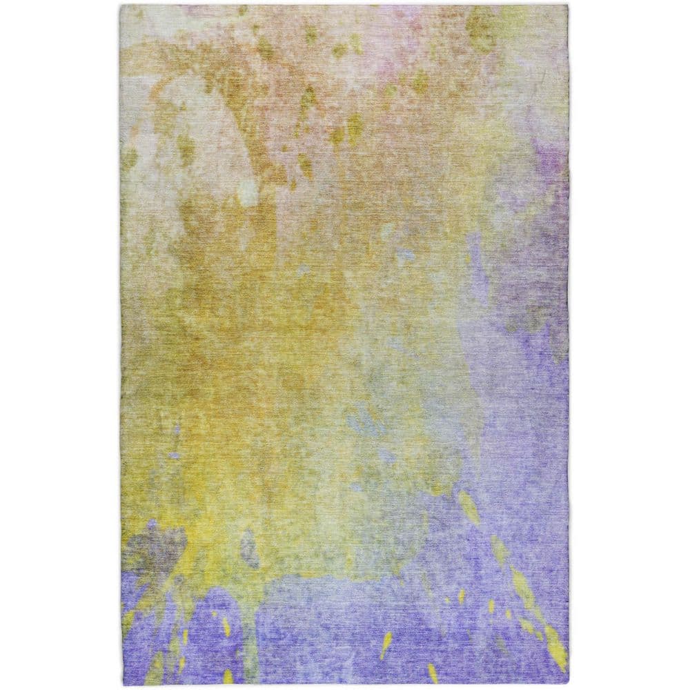 Dream Shag Premium Machine Washable Abstract ADS562 Wheat 10 ft. x 14 ft. Area Rug price history on PriceWatchPro
