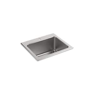 Ballad 25 in. D Drop-in Laundry/Utility Sink in Stainless Steel