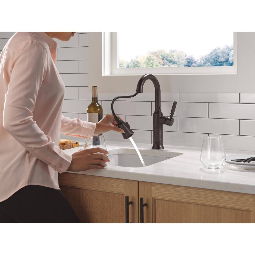 Renaldi Oil-Rubbed Bronze Pull-Out Spray Bar Faucet