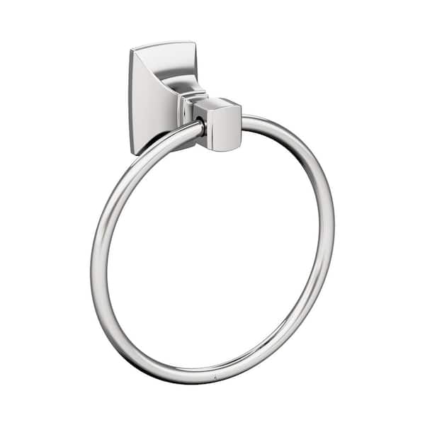 Amerock Highland Ridge 7-7/16 in. (189 mm) L Towel Ring in Chrome