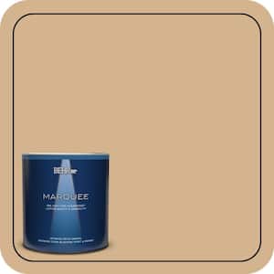 1 qt. Home Decorators Collection #HDC-NT-04 Creme De Caramel One-Coat Hide Satin Enamel Interior Paint & Primer