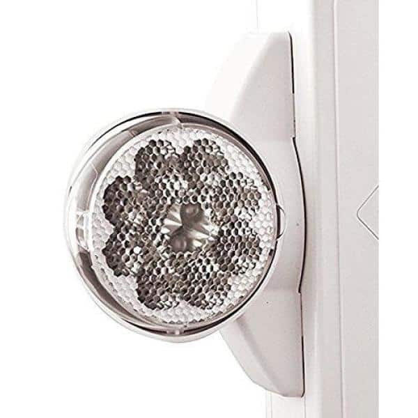 Red and White LED Exit Sign with Emergency Lights