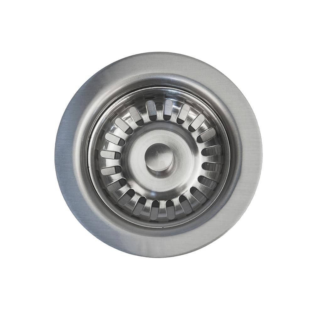 3.5 in. Kitchen, Prep and Bar Basket Strainer Drain, Brushed Nickel price history on PriceWatchPro