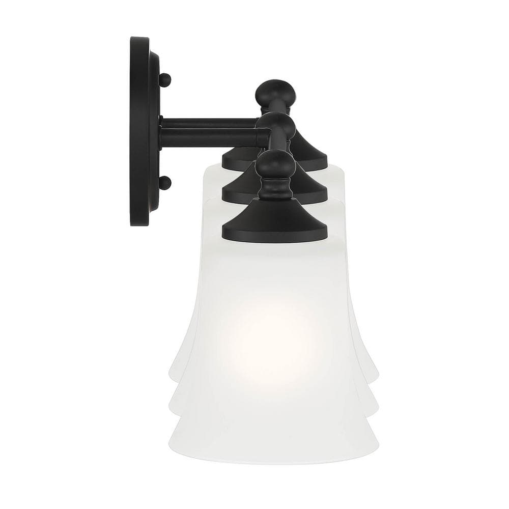 Bronson 23" Matte Black Outdoor Dimmable Vanity Wall Light