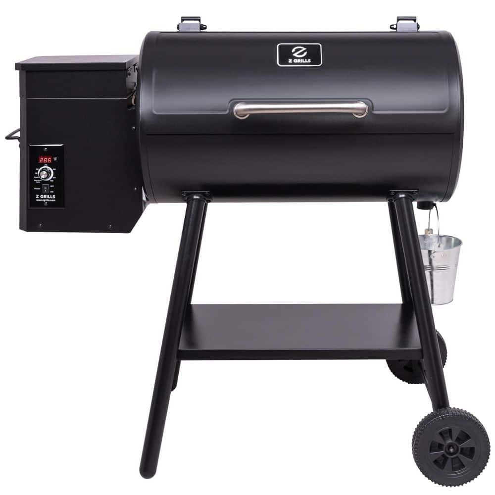 Z GRILLS Upgrade Wood Pellet Grill & Smoker 8 in 1 BBQ Smoker with PID Controler  560 Sq in Cooking Area for Outdoor BBQ