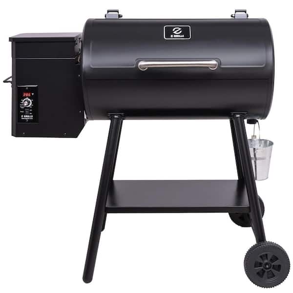 560 sq. in. Wood Pellet Grill in Black with Auto Temperature Control