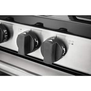3.0 cu. ft. Gas Range with Sealed Burners in Stainless Steel