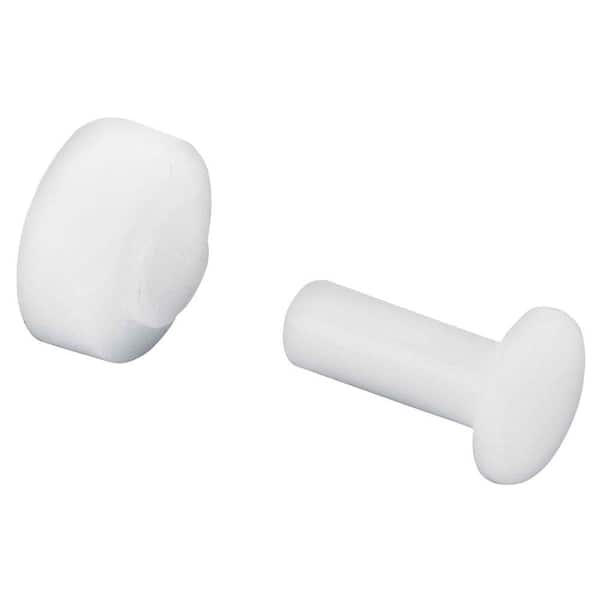 Prime-Line 7/16 in. Flat Nylon Sliding Window Roller with Axle Pins (4-Pack)