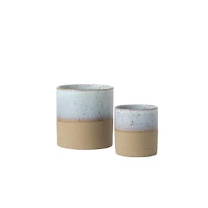 2-Tone Ceramic Planter