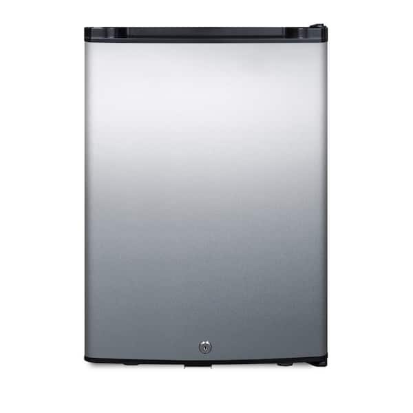 Summit Appliance 16 in. 1.1 cu. ft. Mini Fridge in Stainless Steel