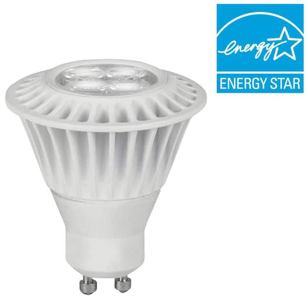 TCP 50W Equivalent Bright White (3000K) MR16 GU10 Dimmable LED Flood Light Bulb