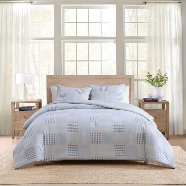 Tommy Hilfiger Hamptons Patchwork 3-Piece White/Blue Feather