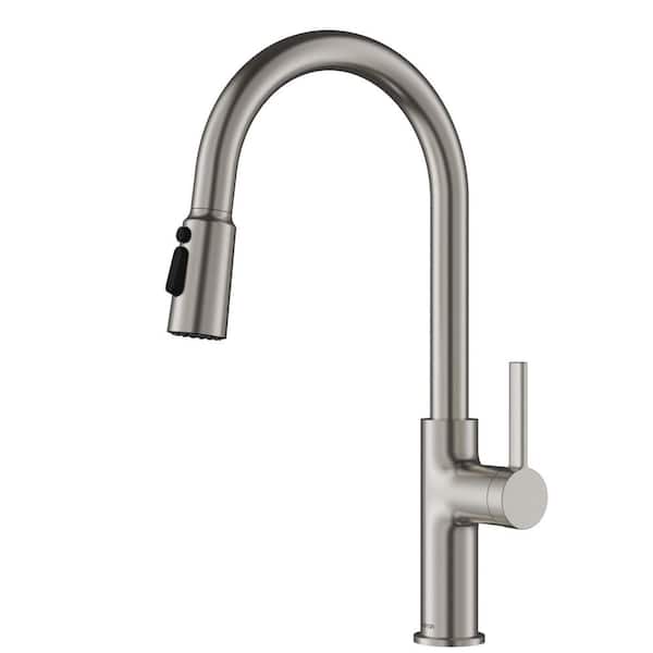 Stalbridge Single-Handle Pull-Down Sprayer Kitchen Faucet in Spot Free Stainless Steel