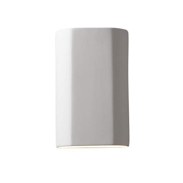 Justice Design Ambiance 1-Light Bisque Wall Sconce