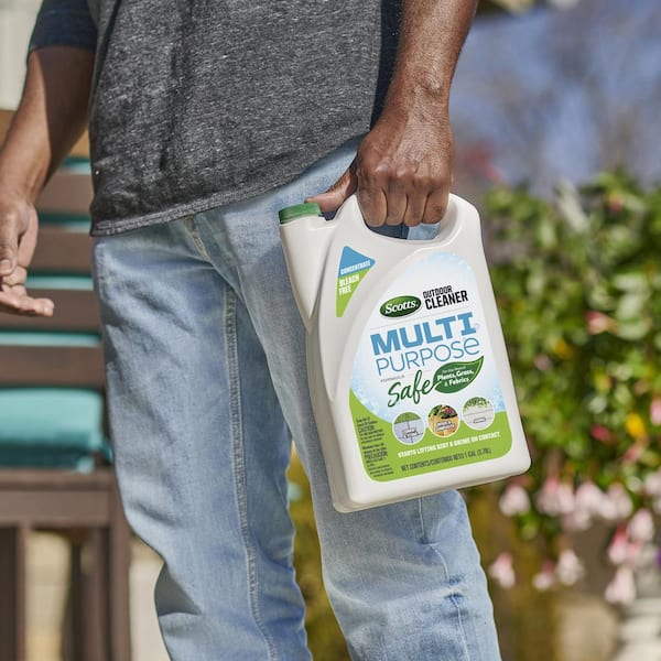 Scotts Outdoor Cleaner Multi Purpose Formula: Ready-to-Spray, Bleach-Free,  Use on Decks, Siding, Stone and Patio Furniture, 32 oz.
